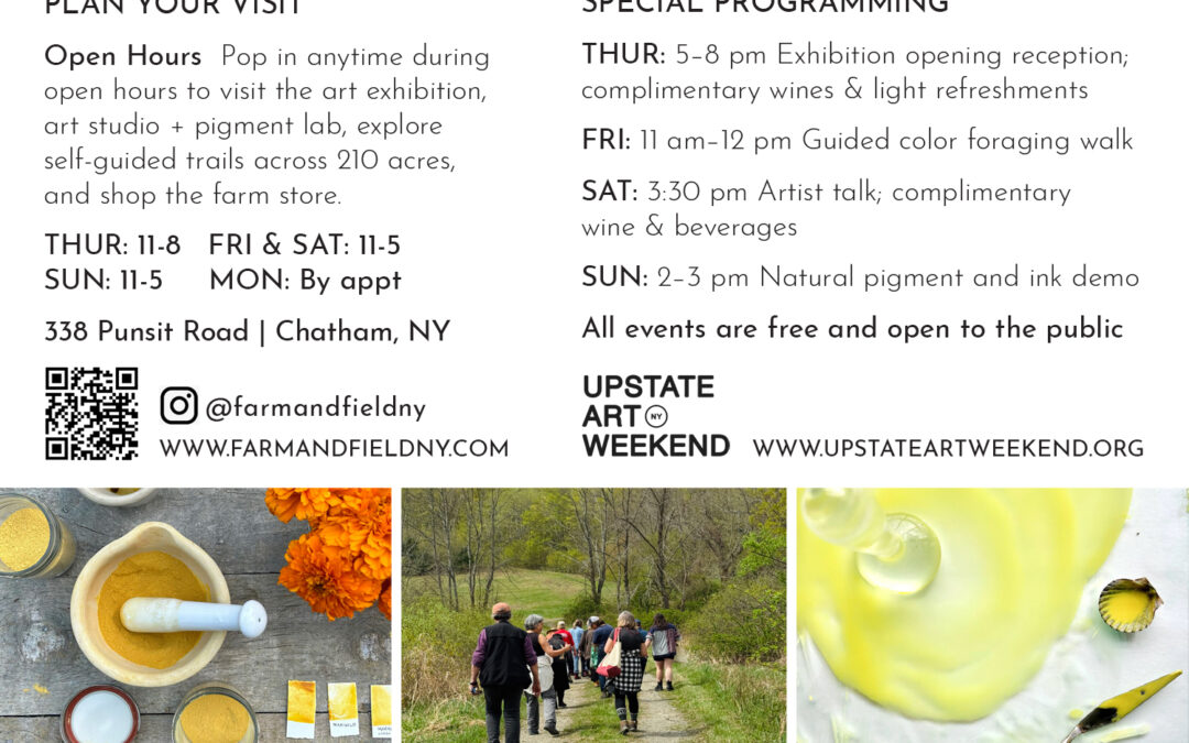 Farm & Field presents Tracing Paths~ Step into the studio & landscape with artist Jill Duffy